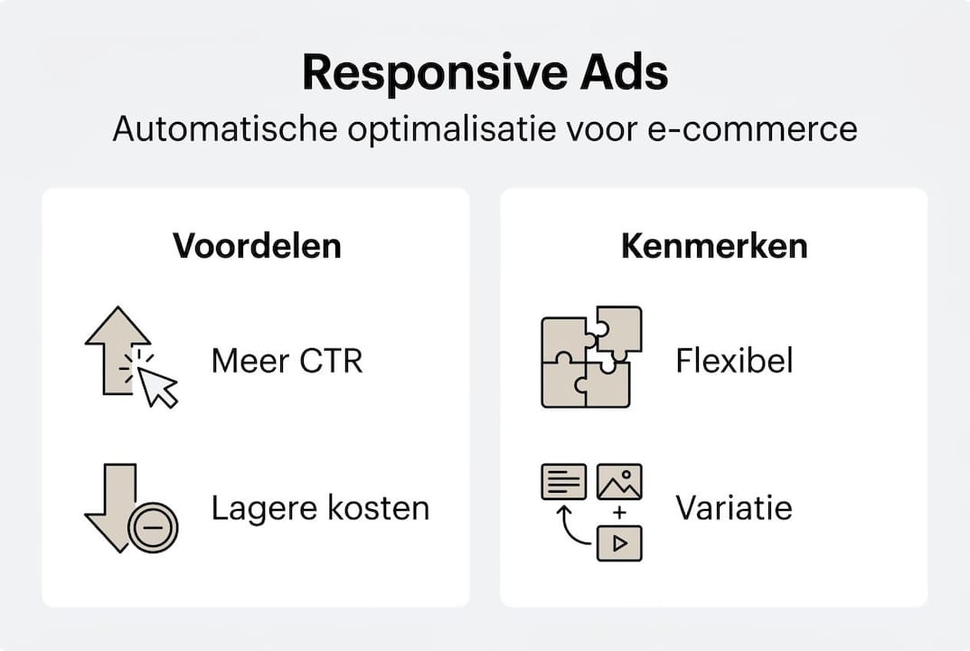 Infographic: de voordelen en eigenschappen van responsieve advertenties