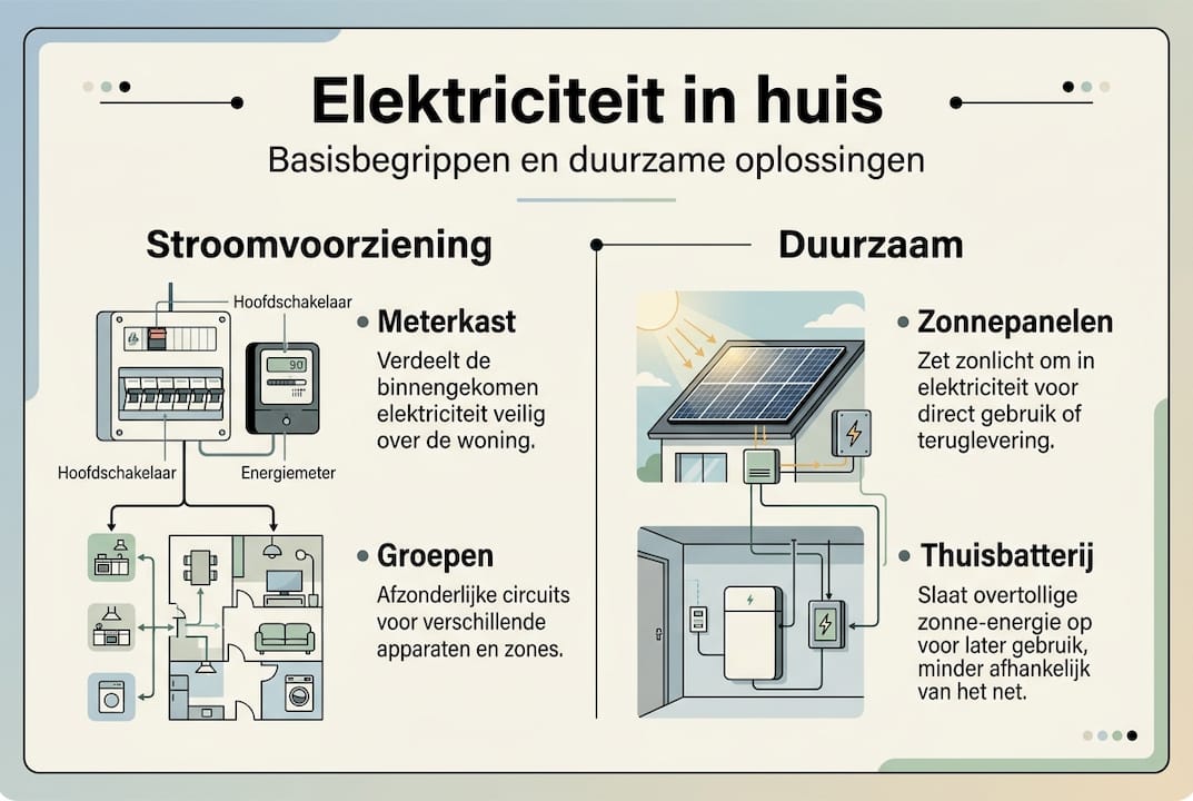 Infographic: de basis van elektriciteit en duurzame alternatieven