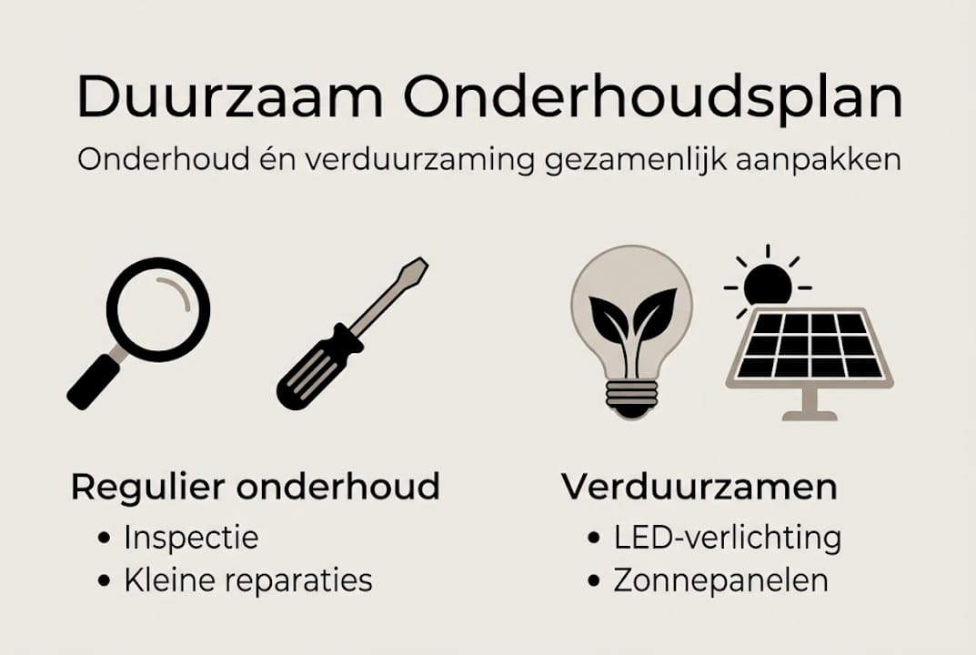 Infographic: een helder overzicht van ons duurzame onderhoudsplan