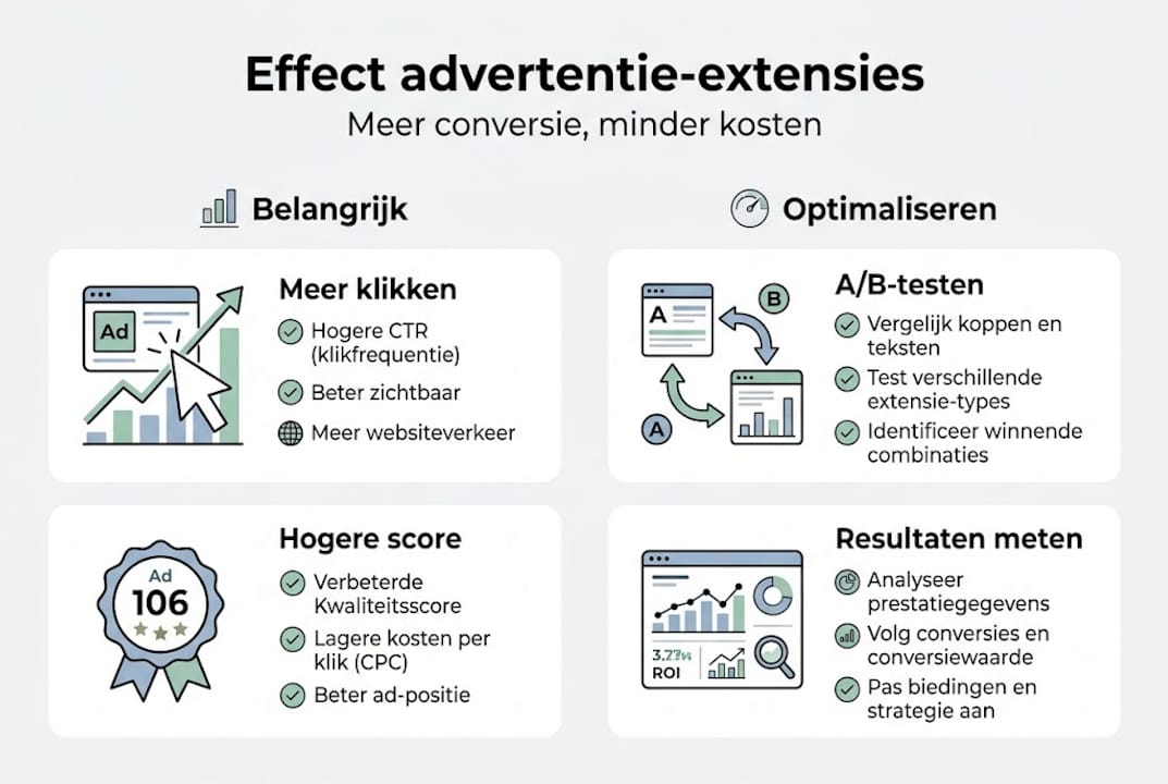 Infographic: alles wat je moet weten over advertentie-extensies en hoe je ze optimaal inzet