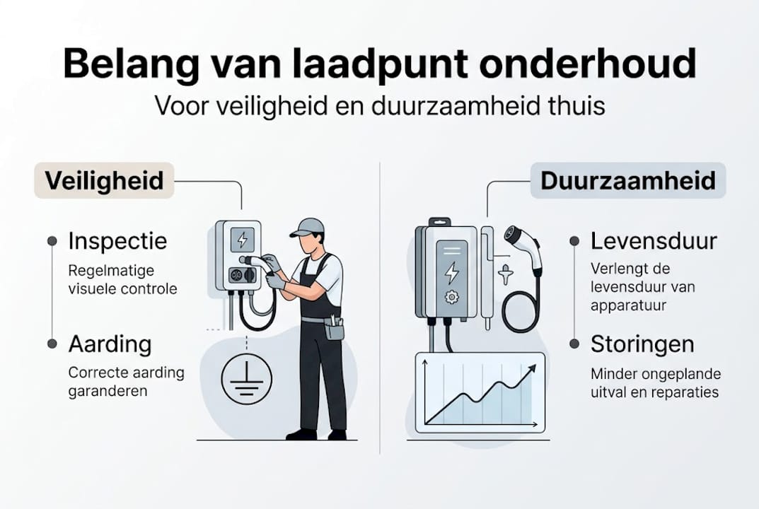 Infographic: Waarom regelmatig onderhoud van je laadpunt onmisbaar is