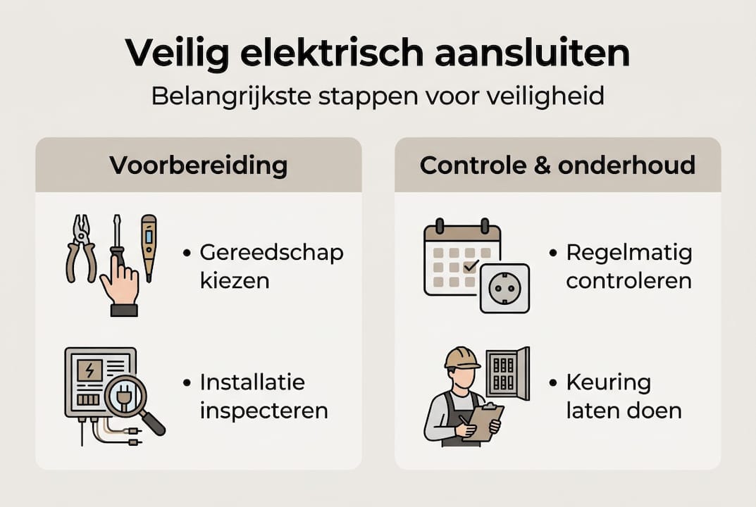 Infographic: Stapsgewijs veilig installeren en onderhouden