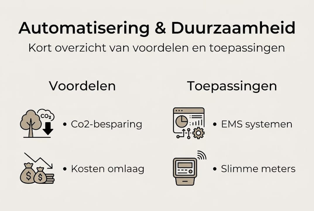 Infographic: De voordelen en praktische toepassingen van automatisering op een rij