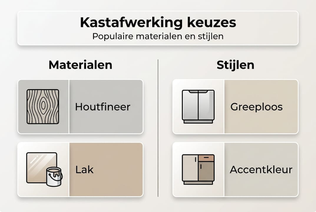 Overzicht: populaire afwerkingen en stijlen voor kasten