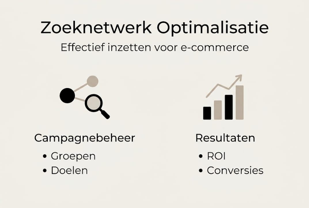 Infographic met een overzicht van campagnebeheer en behaalde resultaten
