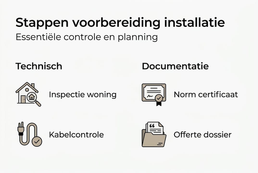 Overzicht: zo bereid je je voor op elke installatiestap