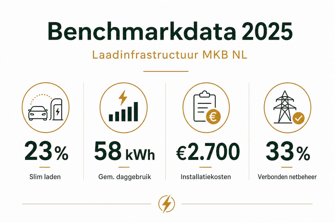 Overzicht: Belangrijkste cijfers rond laadpalen bij het mkb in Nederland