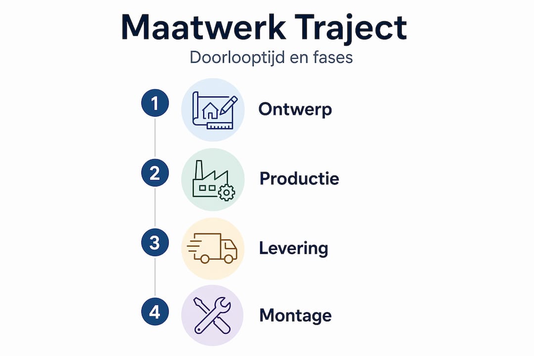 Overzicht: het proces van op maat gemaakte meubels stap voor stap