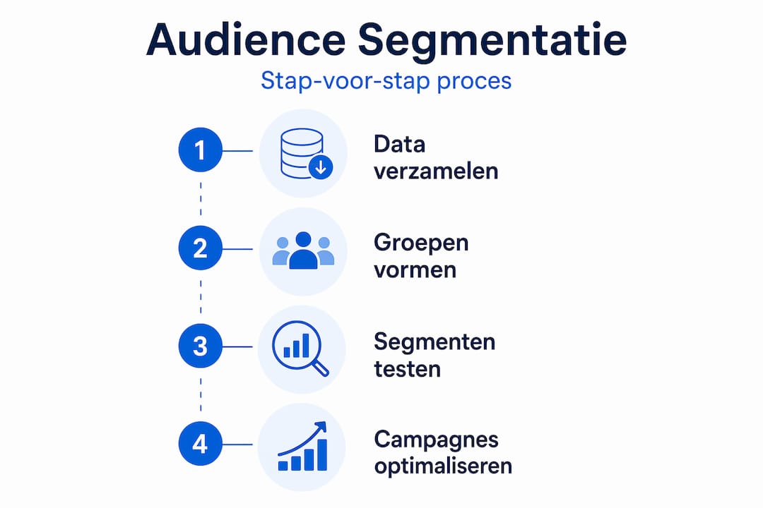 Infographic: zo pak je audience segmentatie stap voor stap aan