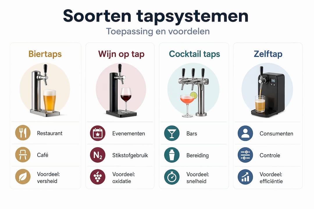 Overzicht: verschillende biertapsystemen en hun voordelen op een rij