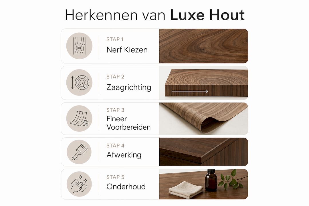 Infographic: zo herken je in een paar stappen luxe houtsoorten