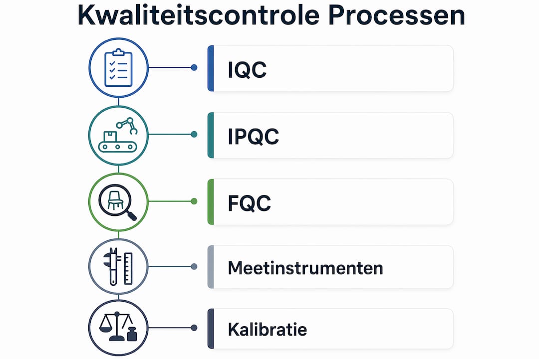 Infographic: zo verloopt de kwaliteitscontrole van onze meubels