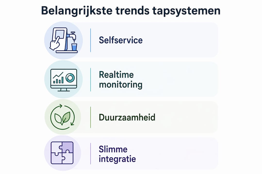Infographic: de nieuwste ontwikkelingen in tapinstallaties op een rij