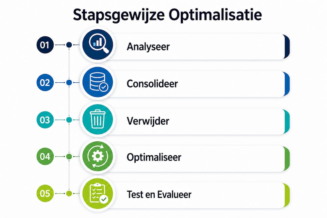 Infographic: stap voor stap je advertentiegroepen verbeteren