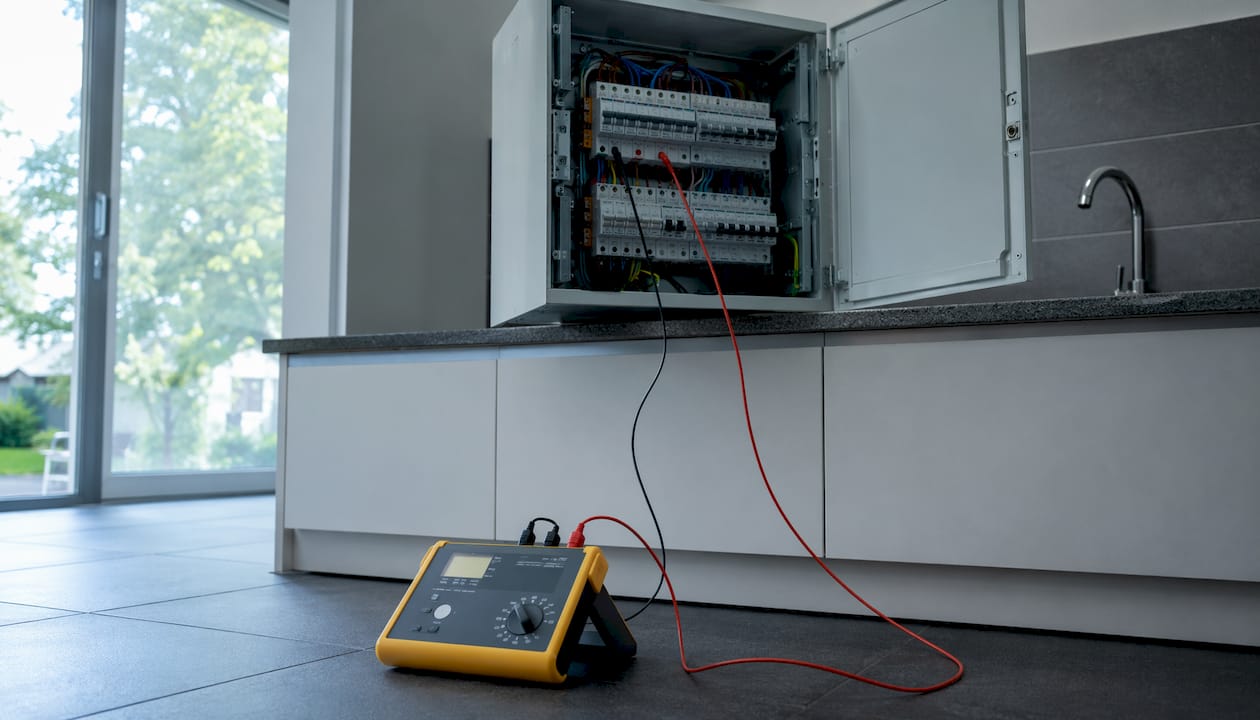 Isolatieweerstand van een groep bedrading controleren