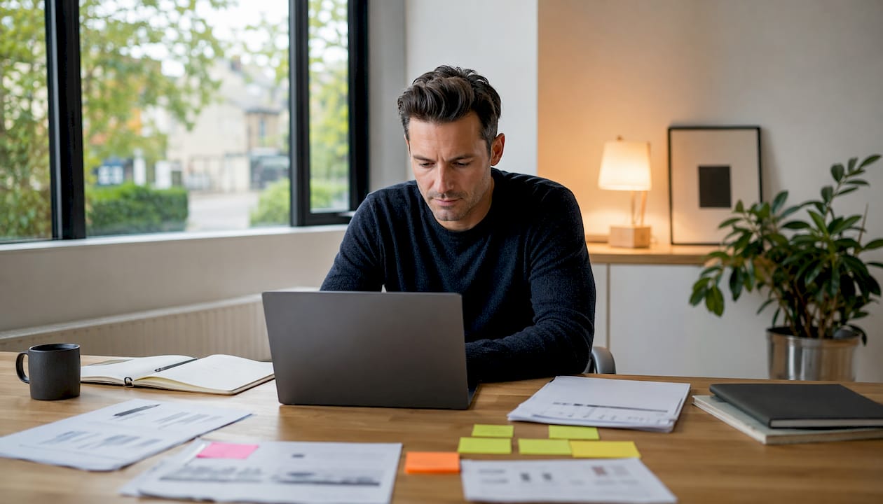 De PPC-coach is bezig met het verder optimaliseren van de campagne.