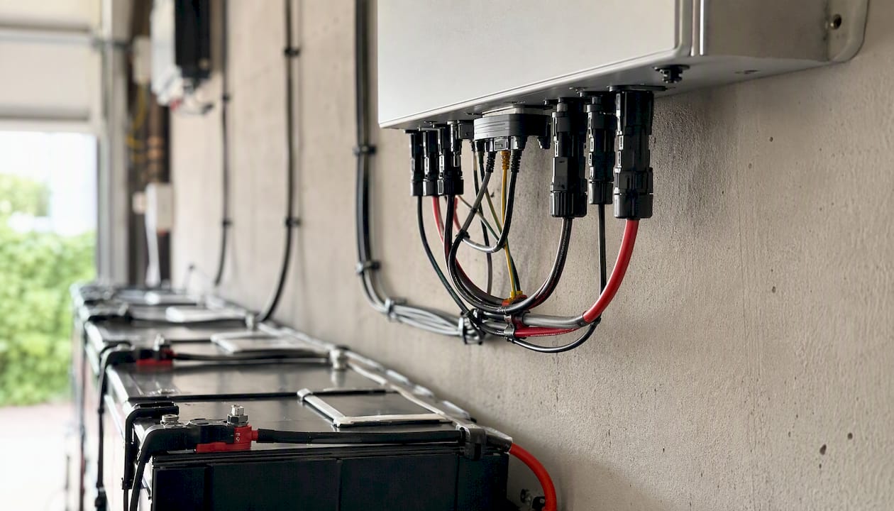 Zonnebatterij installeren en aansluiten