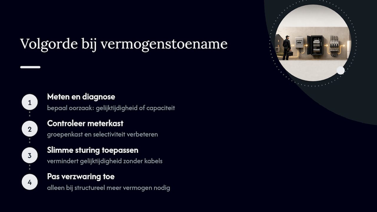 Waarom haastige verzwaring vaak de verkeerde eerste stap is — overview diagram