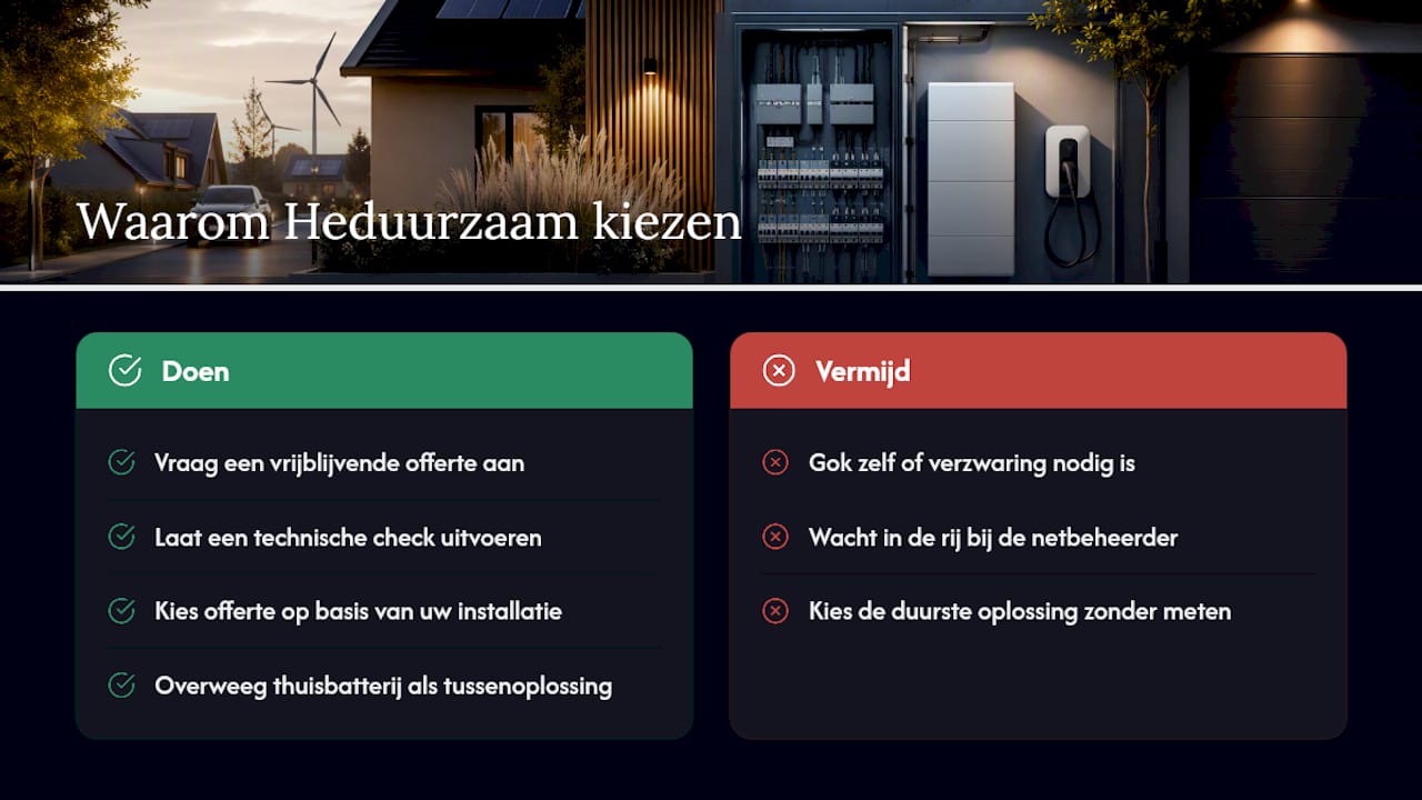 Heduurzaam als uw partner bij vermogenstoename — overview diagram