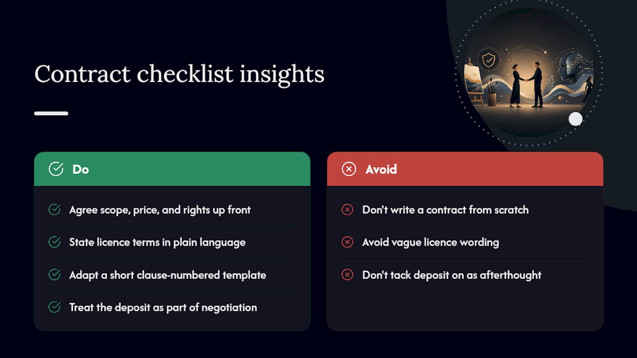 What most guides get wrong about art commission contracts — overview diagram