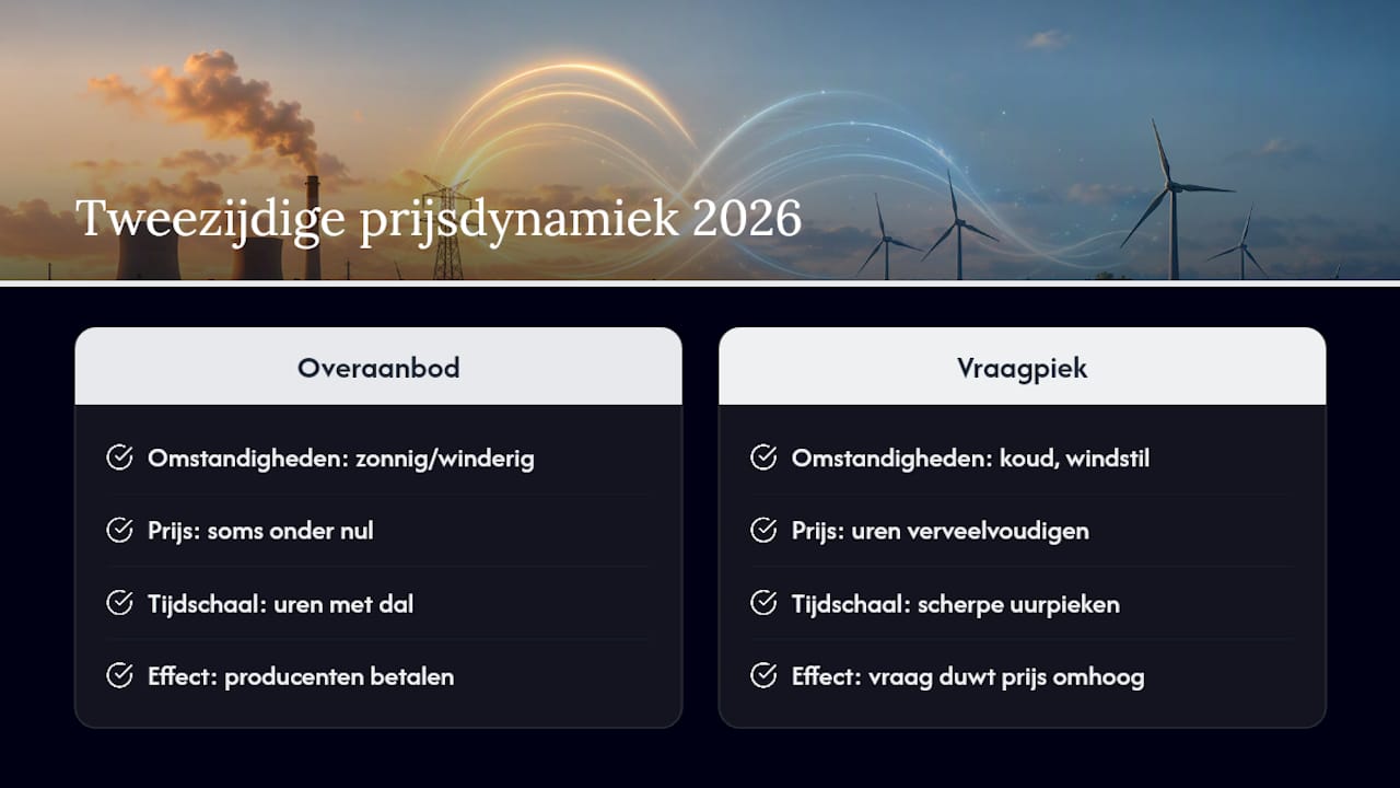 Vergelijking tussen lage en hoge elektriciteitsprijzen