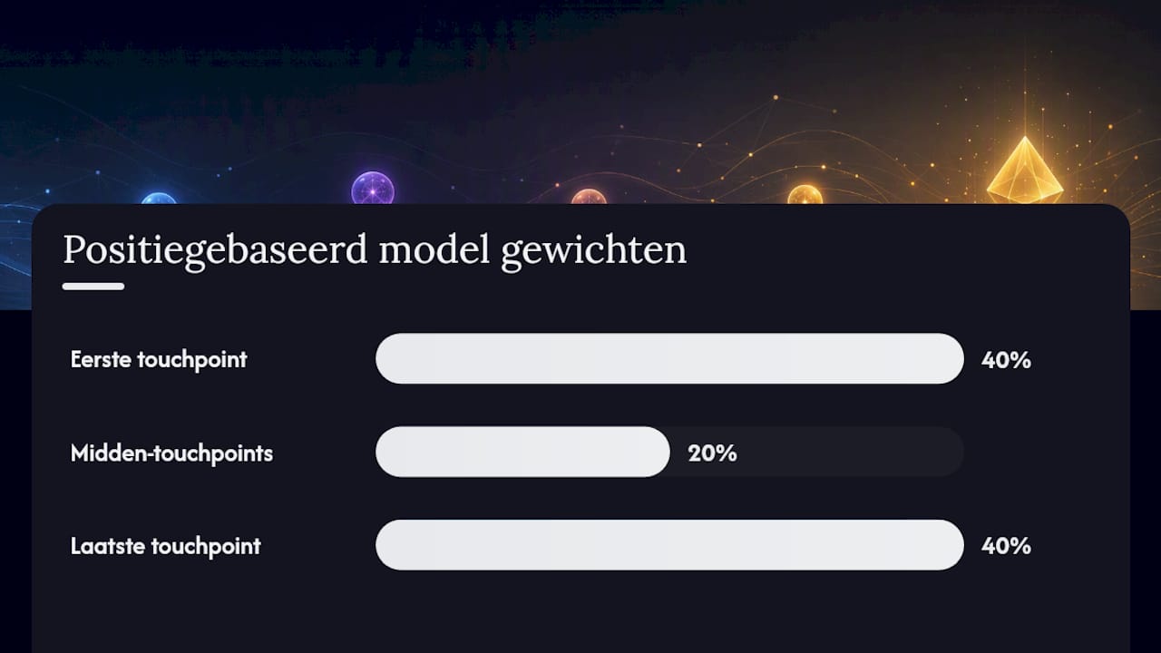 Welke attributiemodellen gebruik je in de praktijk? — overview diagram