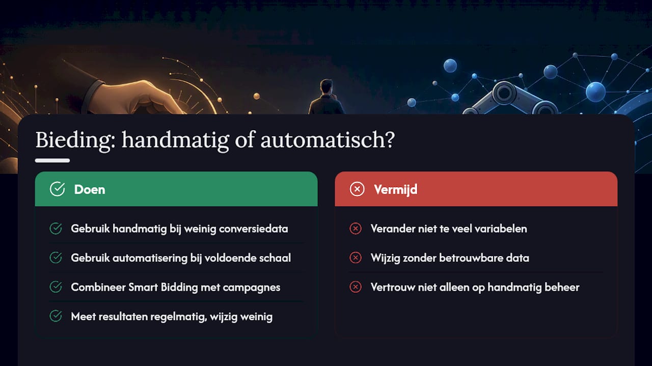 Handmatig bijsturen of vertrouwen op automatisering? — overview diagram