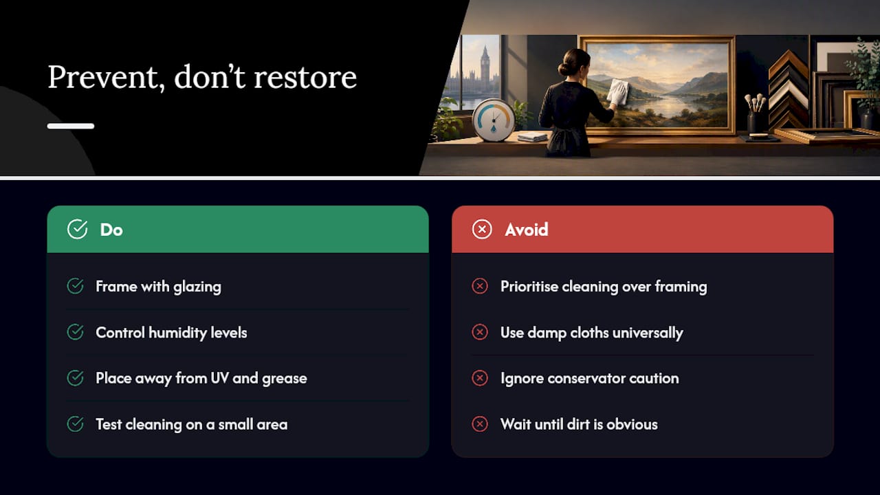 Why prevention beats restoration every time — overview diagram