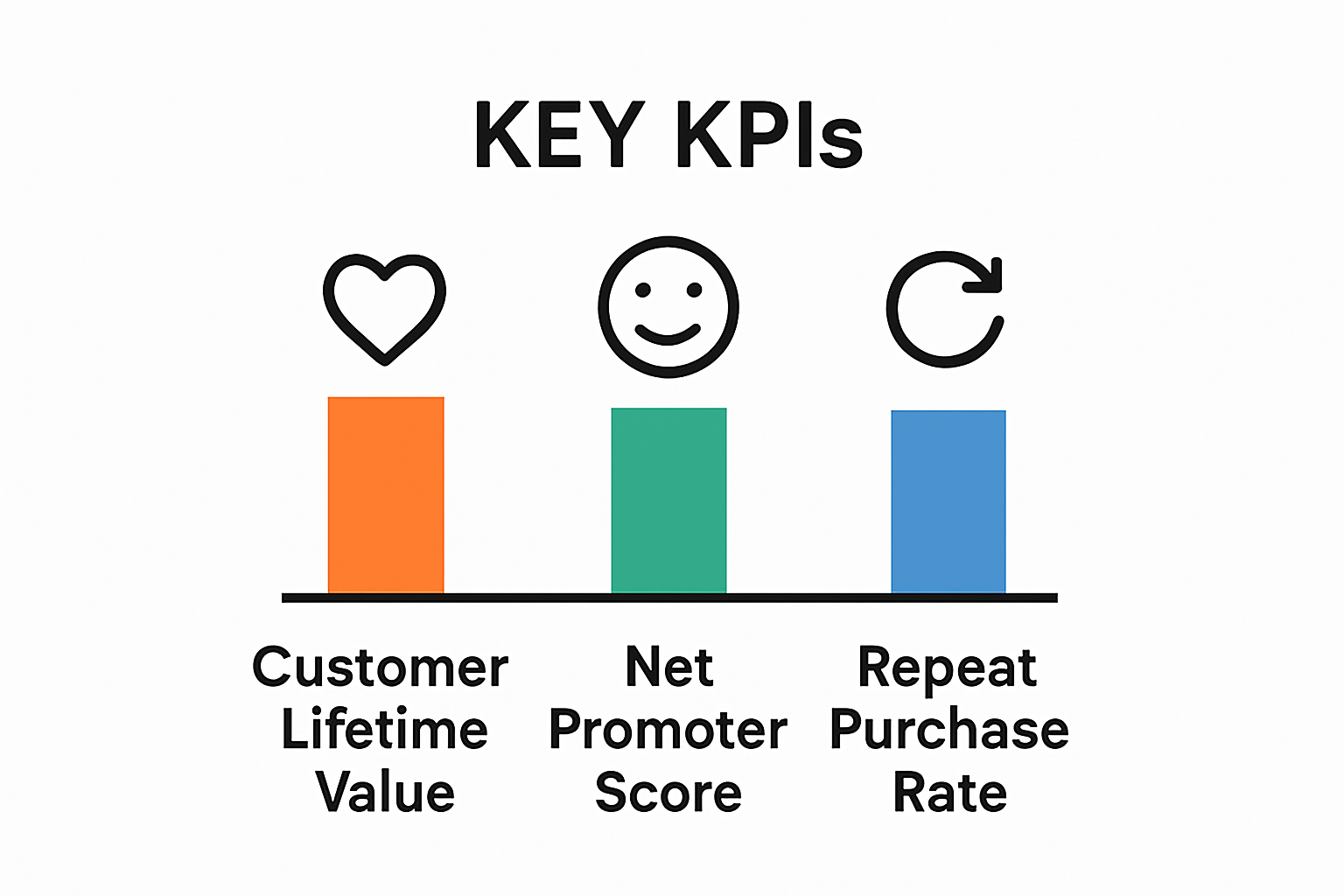 Infographic comparison of top 3 customer engagement metrics