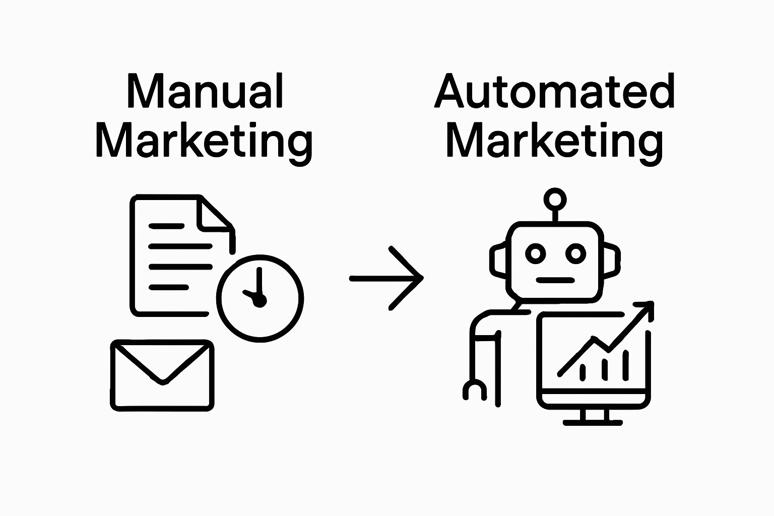 Manual vs automated marketing visual comparison