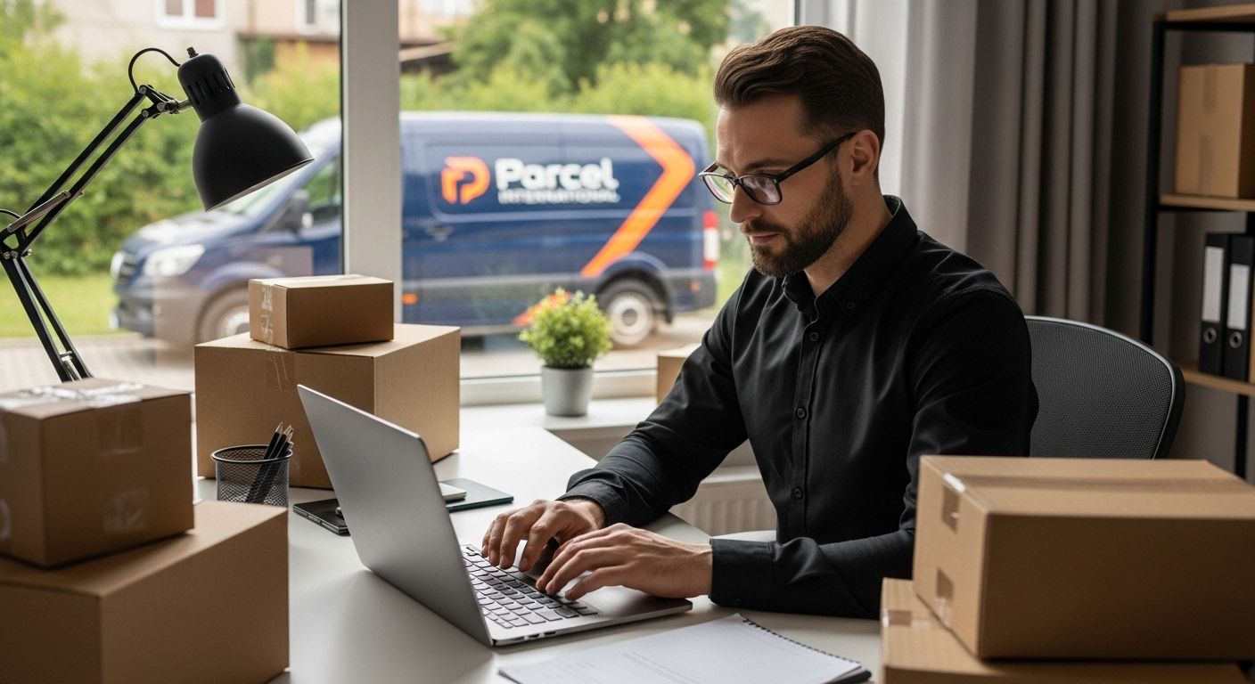 webshop pakket verzending