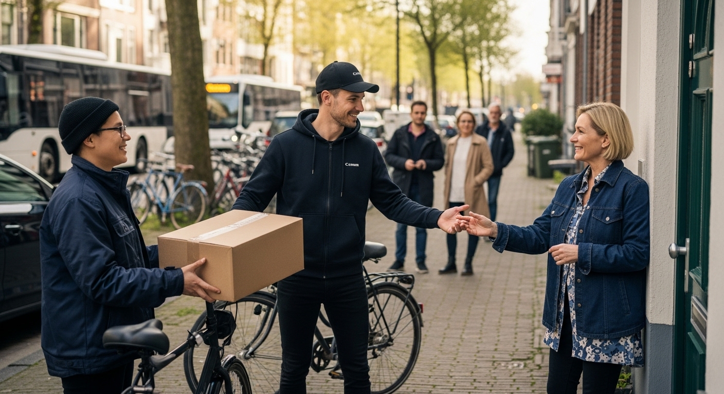 pakketbezorging internationale last mile