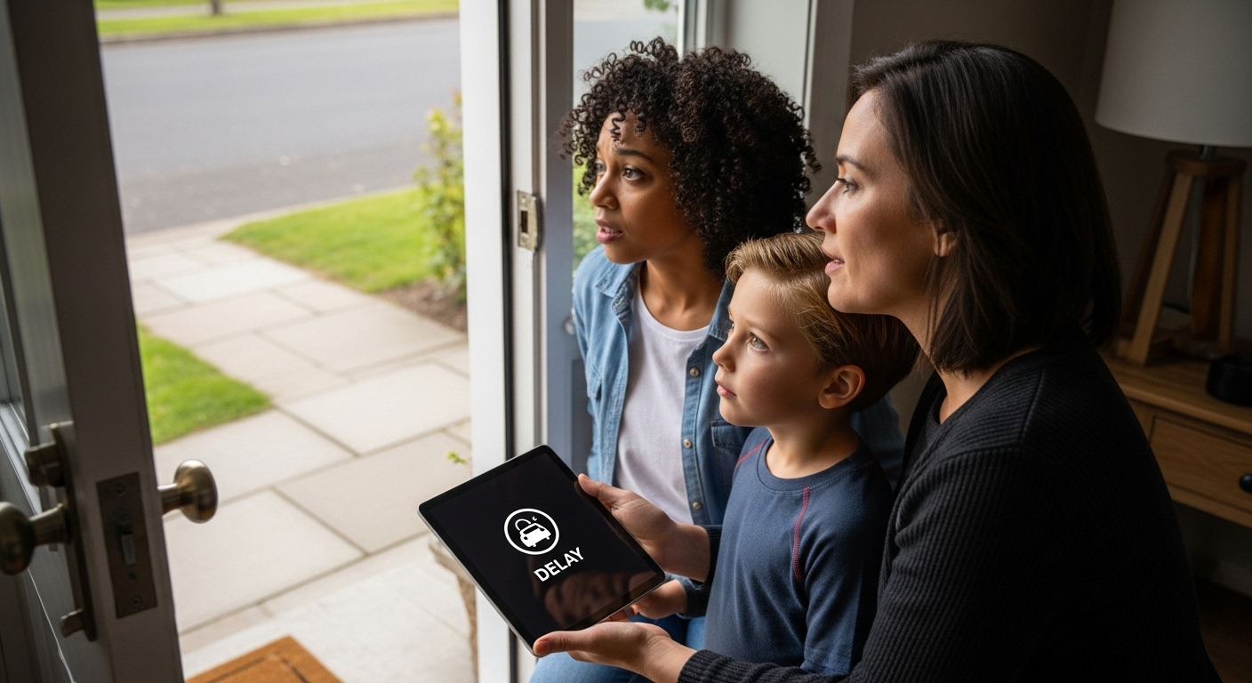 pakketvertraging wachttijd thuis