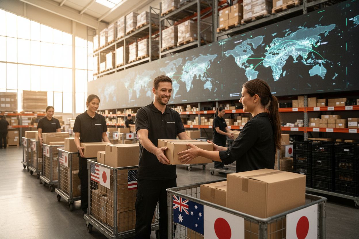 internationale levering laatste stap