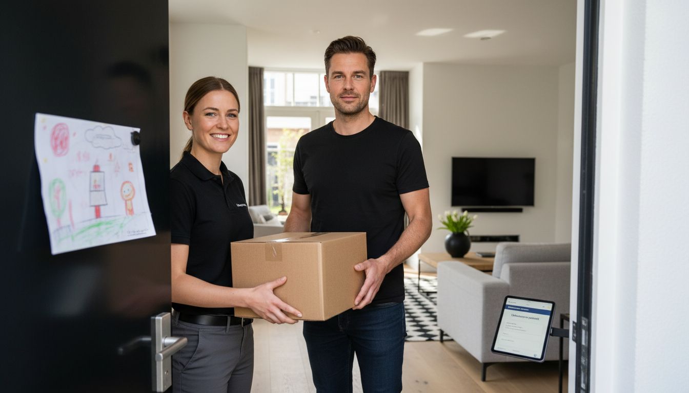 pakket afhalen thuis