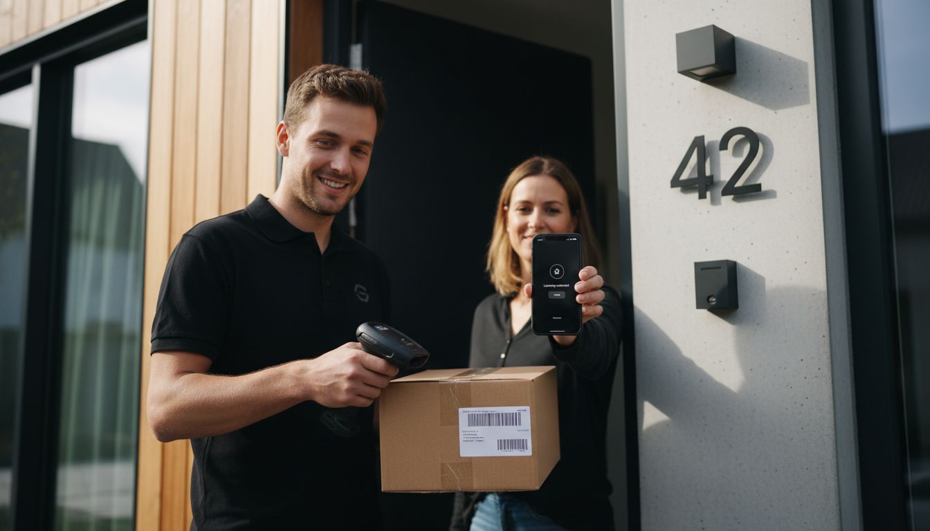 pakket bezorging tracken