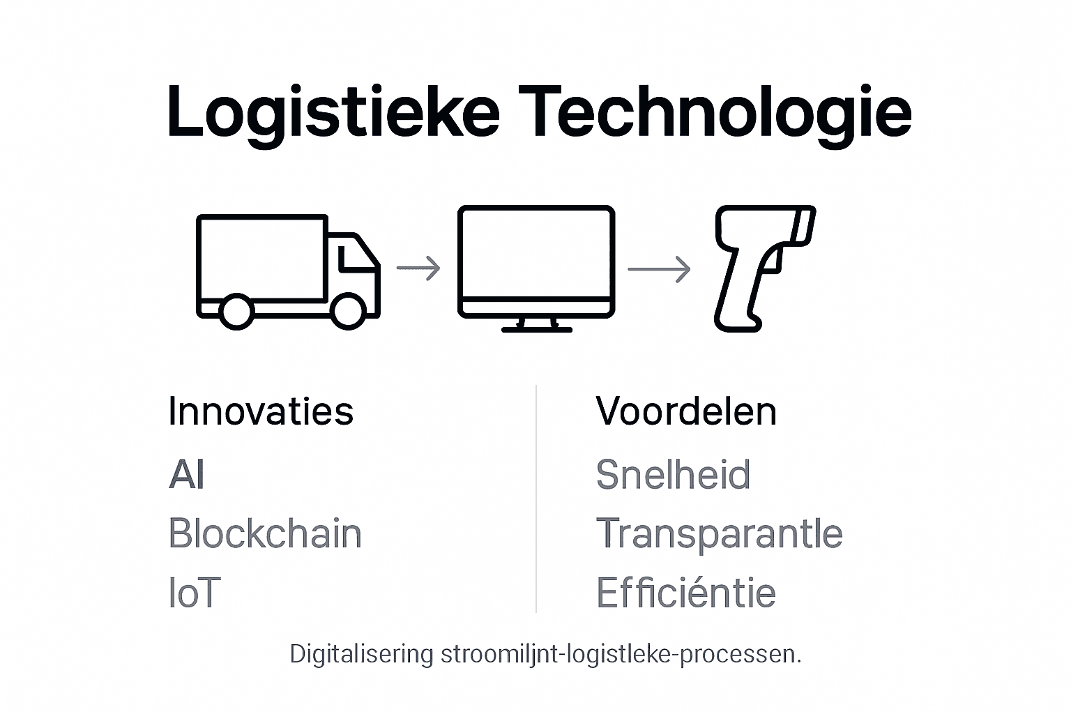 Visuele weergave: hoe slimme logistieke technologie processen efficiënter maakt en bedrijven vooruithelpt