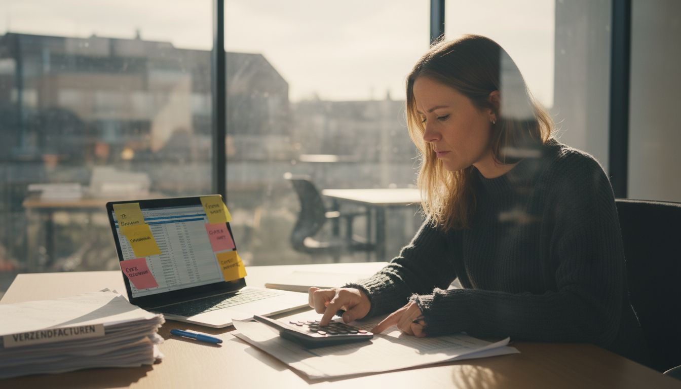Een financieel analist brengt de risico’s rondom het transport in kaart.