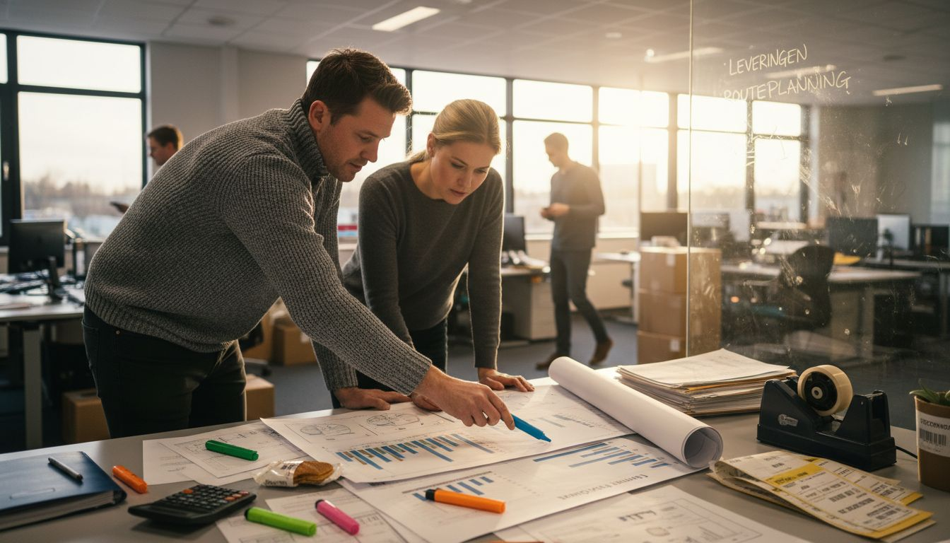 Overzichtelijke werkruimte voor teams om vervoersopties te vergelijken