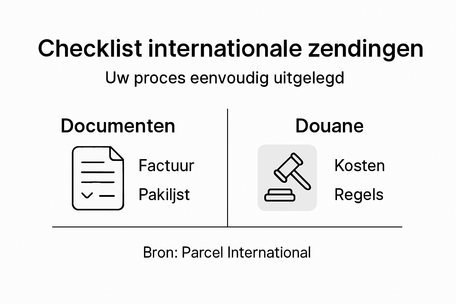 Handige checklist voor internationale verzending: alles in één overzicht