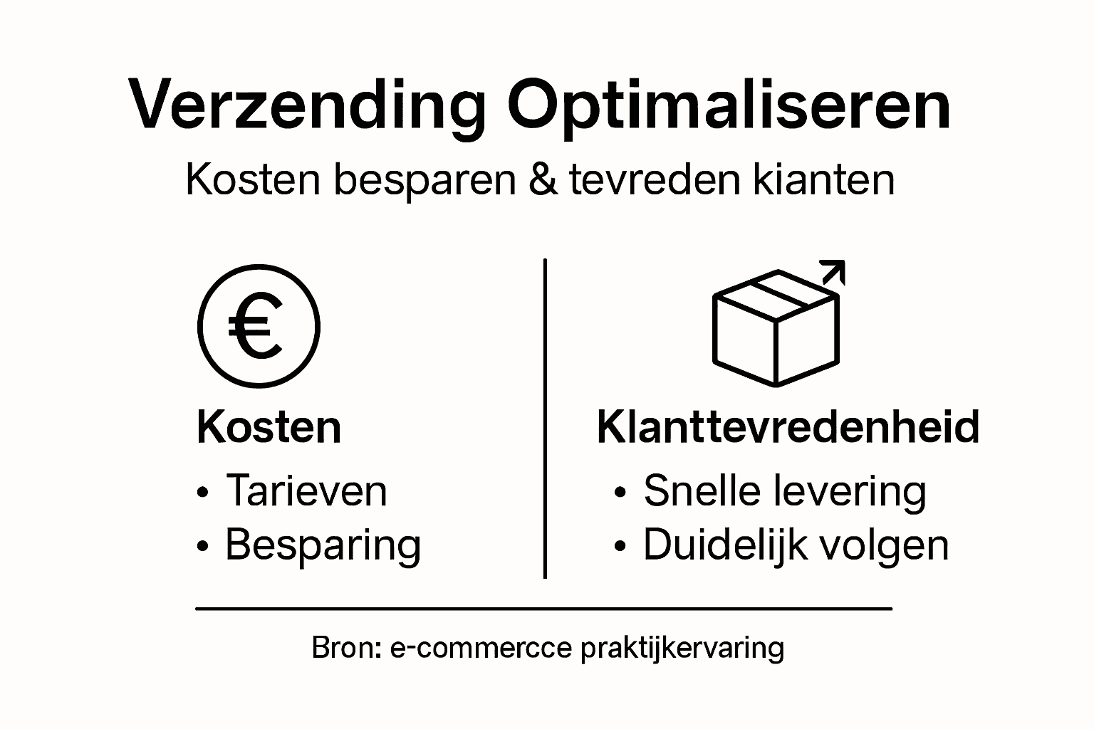 Infographic: Hoe verzendkosten invloed hebben op klanttevredenheid