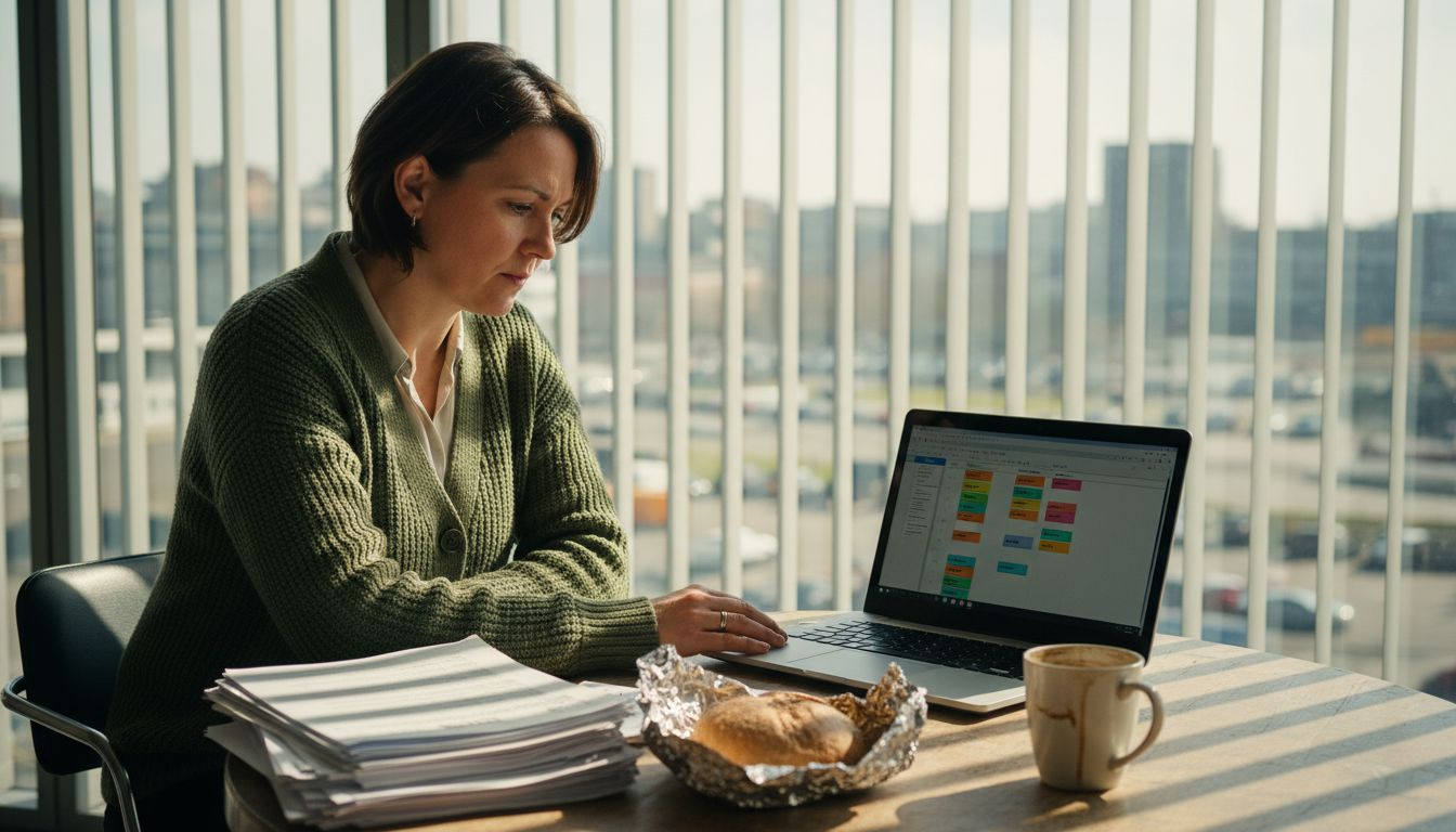 Coördinator beoordeelt de logistieke planning volgens het just-in-time principe