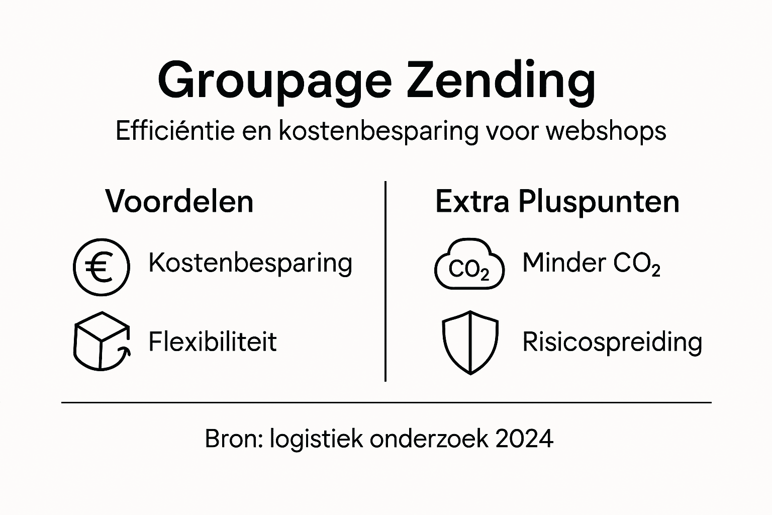 Infographic: dit zijn de belangrijkste voordelen van groupage transport