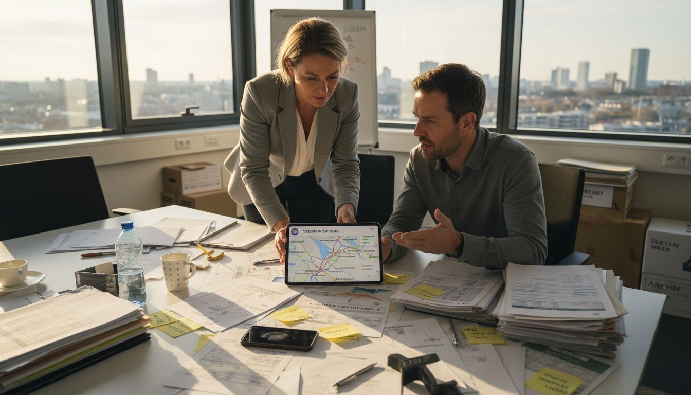 Het supply chain team stemt de verzendingen op elkaar af en maakt een planning om alles soepel te laten verlopen.