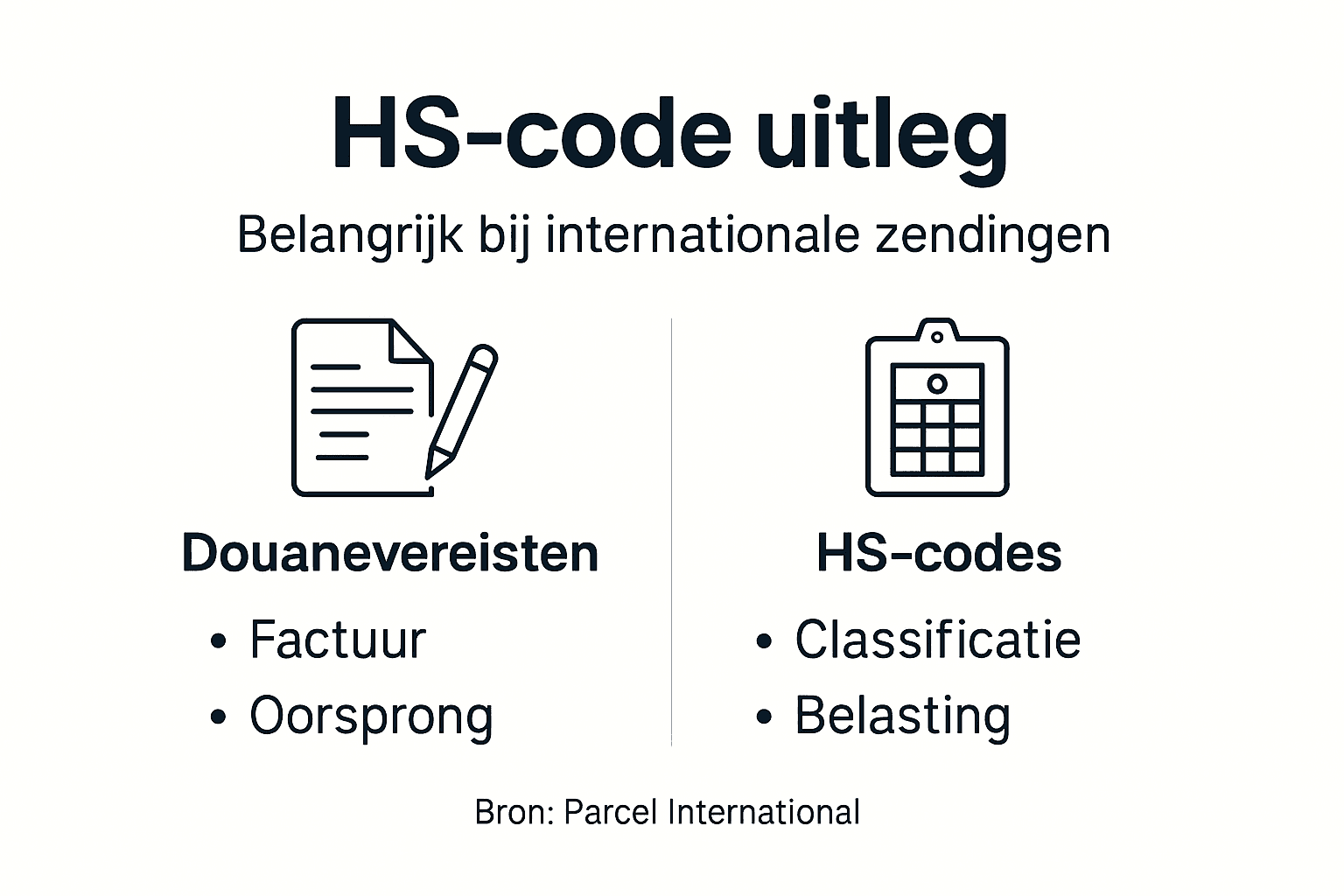 Infographic: Alles wat je moet weten over HS-codes en douanevoorschriften