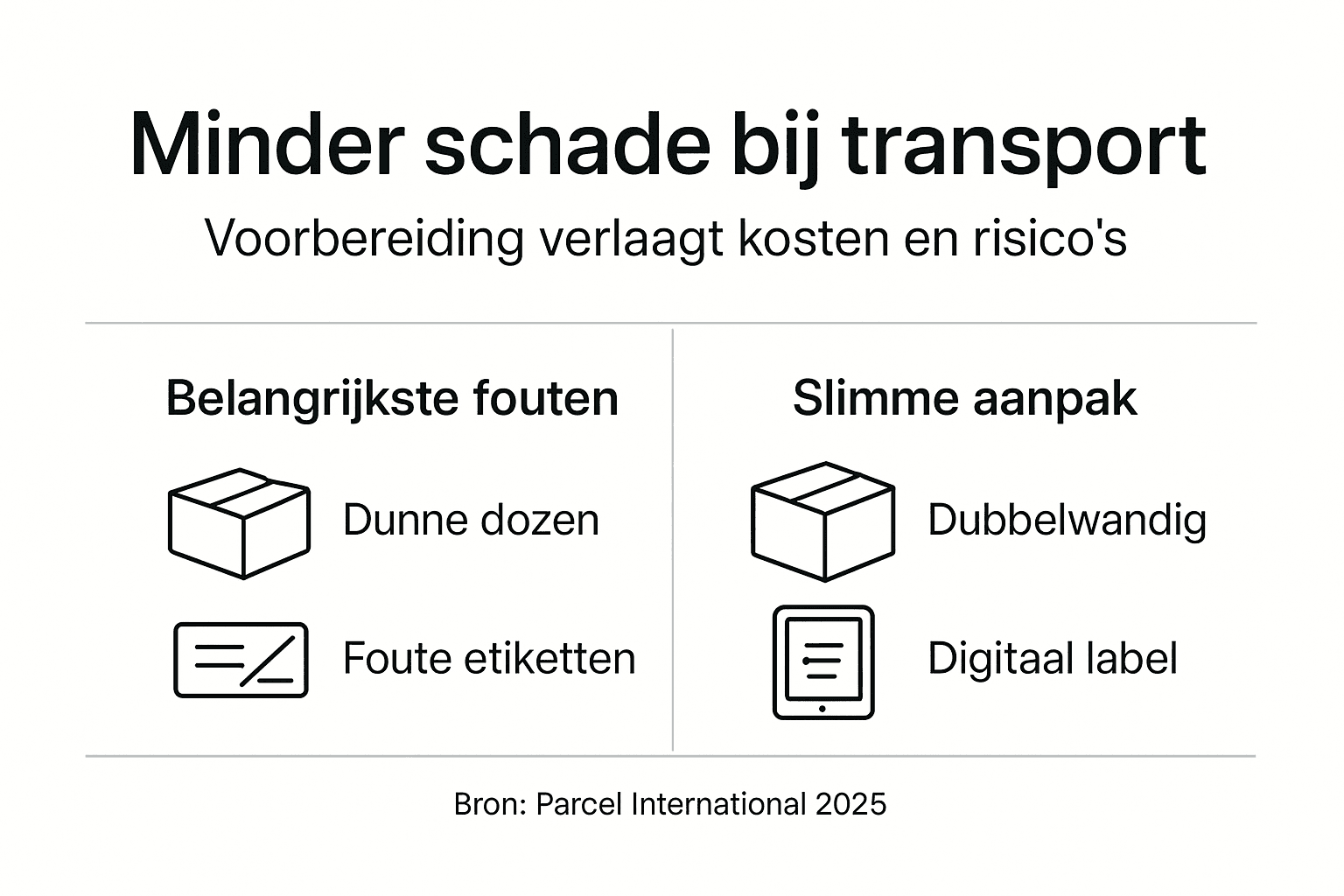 Infographic: Voorkom schade door goede voorbereiding
