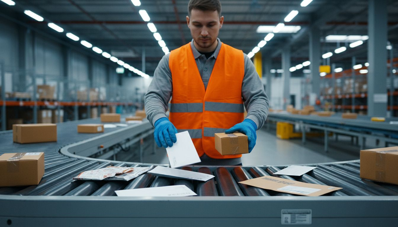 Het efficiënt sorteren van documenten en pakketten binnen de logistiek