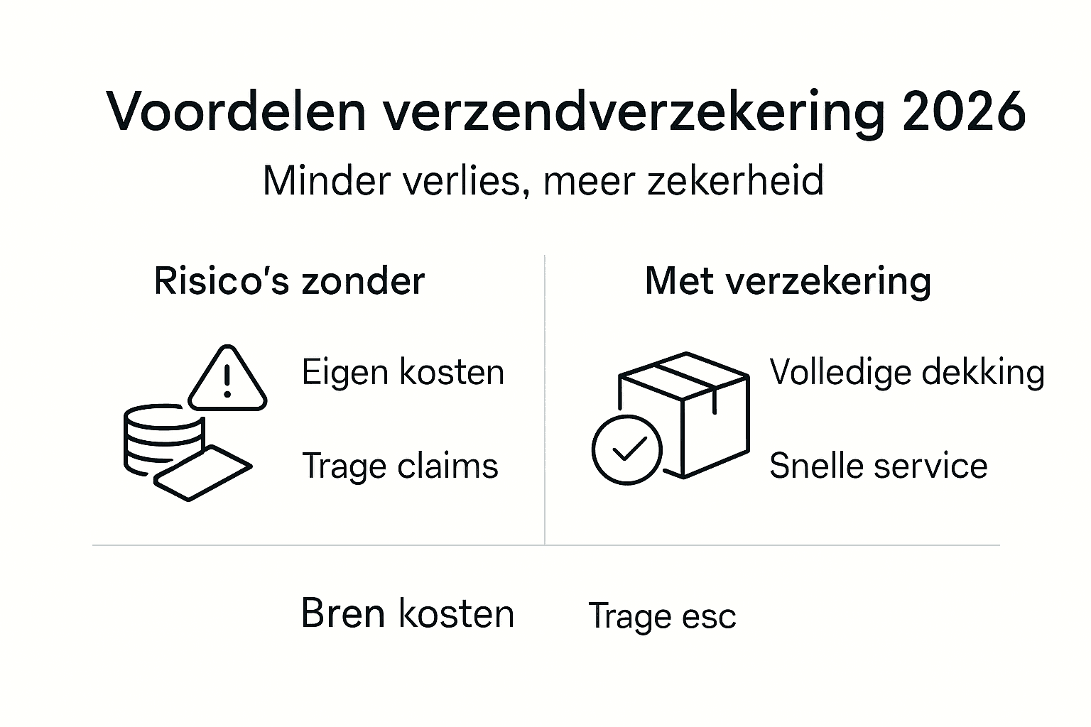 Infographic: Waarom een verzendverzekering onmisbaar is voor ondernemers