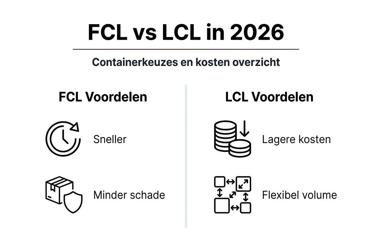 Overzichtelijke infographic: de verschillen tussen FCL en LCL in één oogopslag
