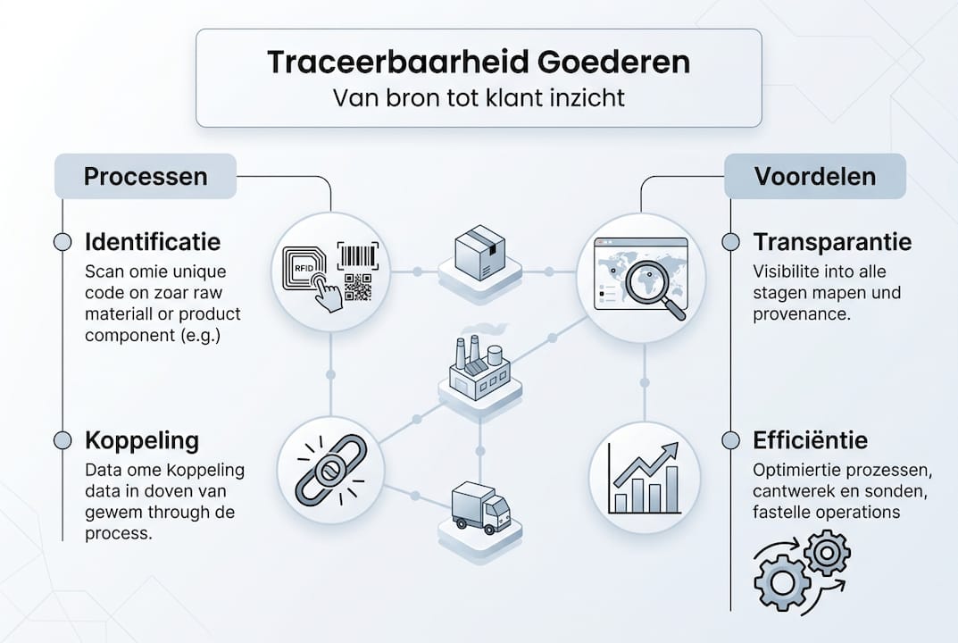 Infographic: inzicht in goederenstromen – van proces tot voordeel